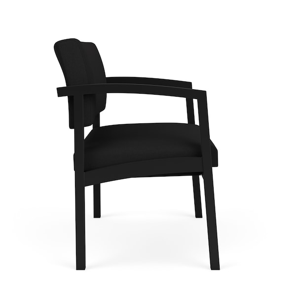 Black/OnyxChair,33W24.5L32H,Open House Solid Color FabricSeat,Lenox SteelSeries